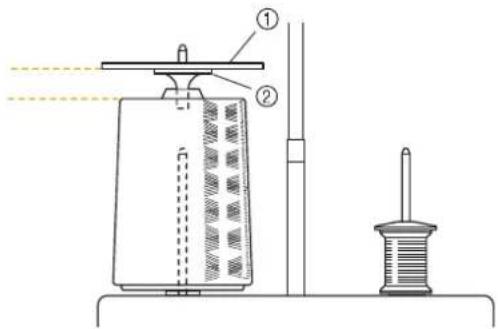 Technical diagram of a mechanical device with labeled components and motion indicators