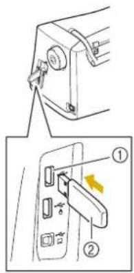 Technical diagram showing a door lock mechanism with labeled parts and directional arrows indicating movement or force.