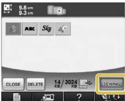 9.6 cm 9.3 cm ABC Sky CLOSE DELETE 14/3024 KB SEWING