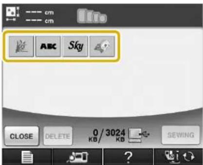 cm cm abc Sky CLOSE DELETE 0 / 3024 KB SEWING ?