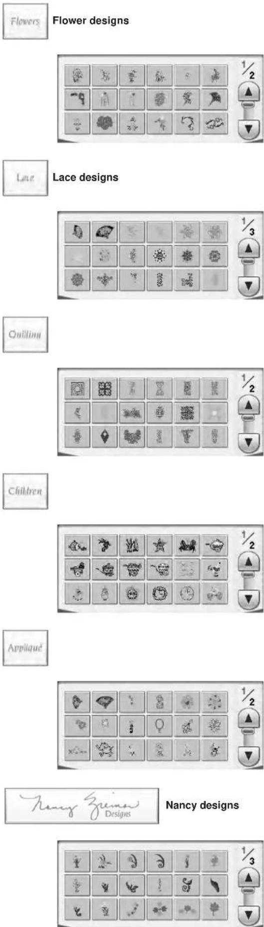 BABY LOCK Ellisimo Gold 2 BLSOG2 - ■Pattern Selection Screens - 14