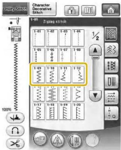UtilityStitch Character Decorative Stitch 1-09 Zigzag stitch 1-01 1-02 1-03 1-04 1-05 1-06 1-07 1-08 1-09 1-10 1-11 1-12 1-17 1-18 1-19 1-20