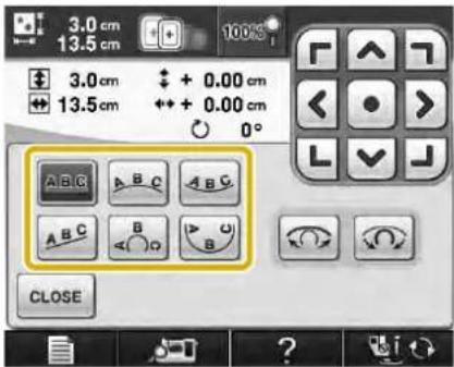 3.0 cm 13.5 cm 3.0 cm + 0.00 cm 13.5 cm + + 0.00 cm 0° ABC ABC ABC ABC B B CLOSE