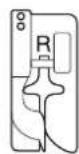 BABY LOCK Ellisimo Gold 2 BLSOG2 - Attach blind hem foot "R". - 1