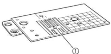 BABY LOCK Ellisimo Gold 2 BLSOG2 - Attach the straight stitch needle plate (see page 97). - 1