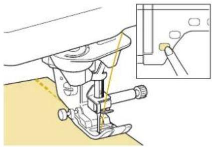 BABY LOCK Ellisimo Gold 2 BLSOG2 - Press to select the pivot setting. - 2
