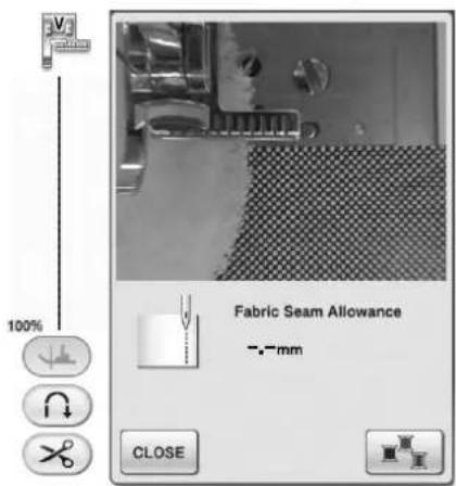 100% Fabric Seam Allowance - -mm CLOSE