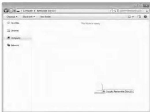 Organize Share with New Horizon Favorites Computer Network This folder is currently Crypto Removable Disk (SO)