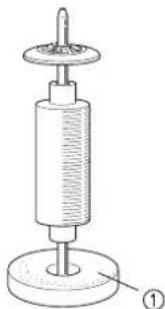 BABY LOCK Ellisimo Gold 2 BLSOG2 - ■Using the Spool Stand - 2
