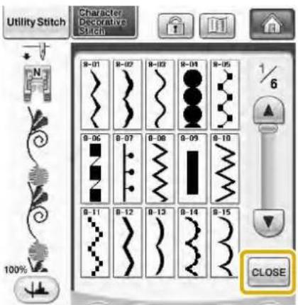 Utility Stitch Character Decorative Stitch N 100% B-01 B-02 B-03 B-04 B-05 1/6 CLOSE