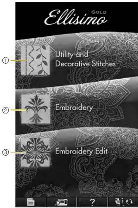 Ellisimo GOLD Utility and Decorative Stitches Embroidery Embroidery Edit