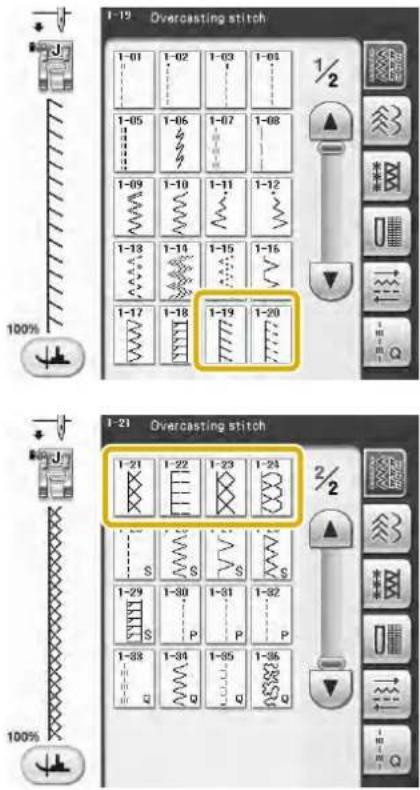 I-19 Overcasting stitch 1-01 1-02 1-03 1-04 1-05 1-06 1-07 1-08 1-09 1-10 1-11 1-12 1-13 1-14 1-15 1-16 1-17 1-18 1-19 1-20 I-21 Overcasting stitch 1-21 1-22 1-23 1-24 S S S S S 1-29 1-30 1-31 1-32 S P P P 1-38 1-39 1-40 1-41 Q Q Q Q