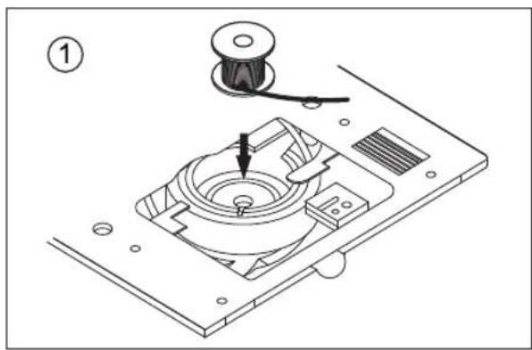 BABY LOCK Amelia BL100A - INSERTING THE BOBBIN - 2