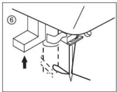 Technical diagram showing a mechanical assembly with labeled components and directional arrows indicating motion or force.