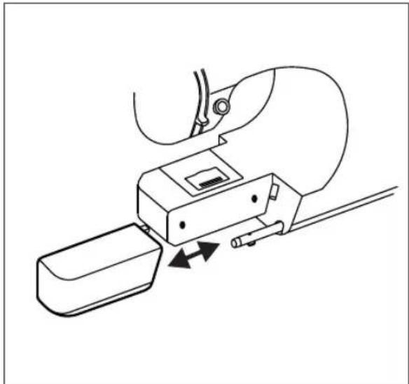 BABY LOCK Amelia BL100A - a.REMOVING THE FLAT BED ATTACHMENT - 1