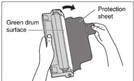 Green drum surface Protection sheet
