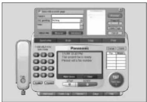 PANASONIC KX-FLM600 - Envío de un documento creado con una aplicación como mensaje de fax - 2