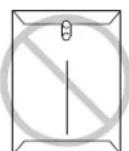 PANASONIC KX-FLM600 - Do not attempt to print on any of the following types of envelopes (these may cause damage to your printer): - 1