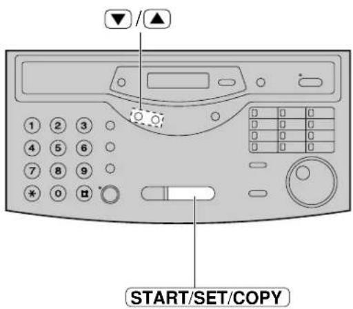 START/SET/COPY