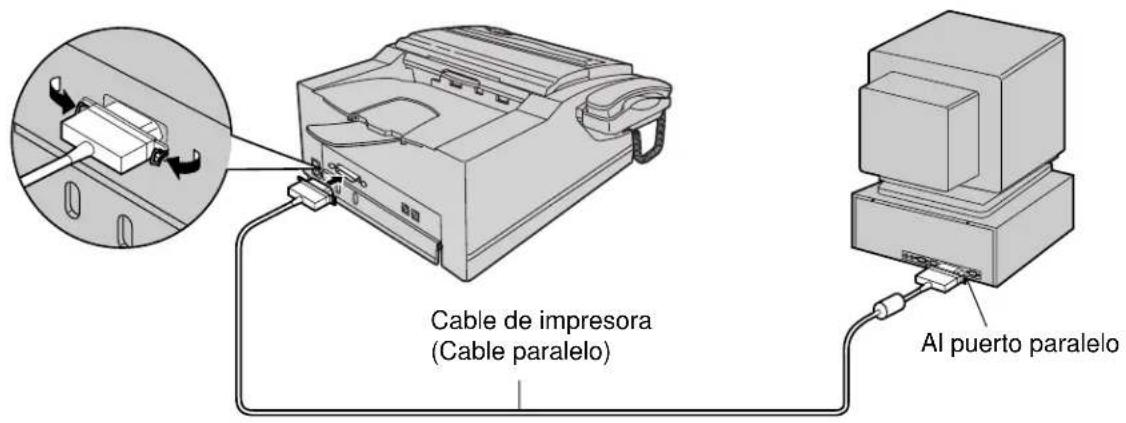 Cable de impresora (Cable paralelo) Al puerto paralelo