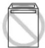 PANASONIC KX-FLM600 - We recommend that you do not use envelopes with any of the following characteristics (using these may result in paper jams): - 8