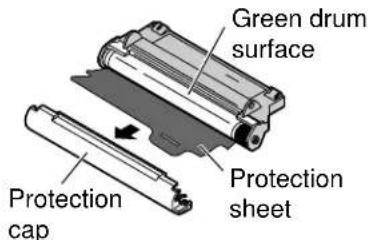 Green drum surface Protection sheet Protection cap