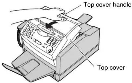 Top cover handle Top cover