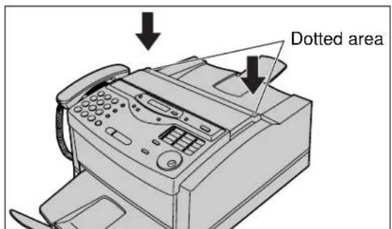 Dotted area
