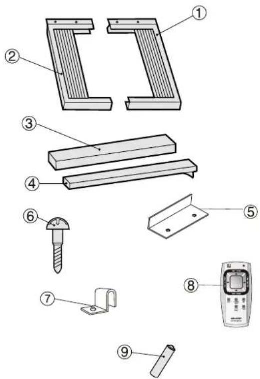 SHARP AF-S125RX - ACCESSORIES - 1