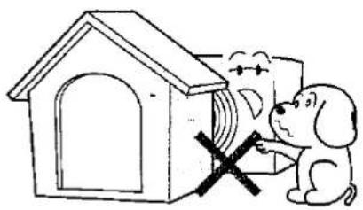 SHARP AE-A184J - DO NOT BLOCK AIR INLET AND OUTLET - 1
