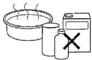 SHARP AE-A184J - DO NOT USE HOT WATER OR SOLVENTS - 1