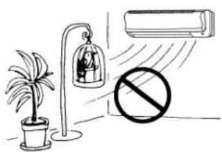 Diagram illustrating a disinfection or ventilation system with a potted plant, a bell jar, and an air conditioner.