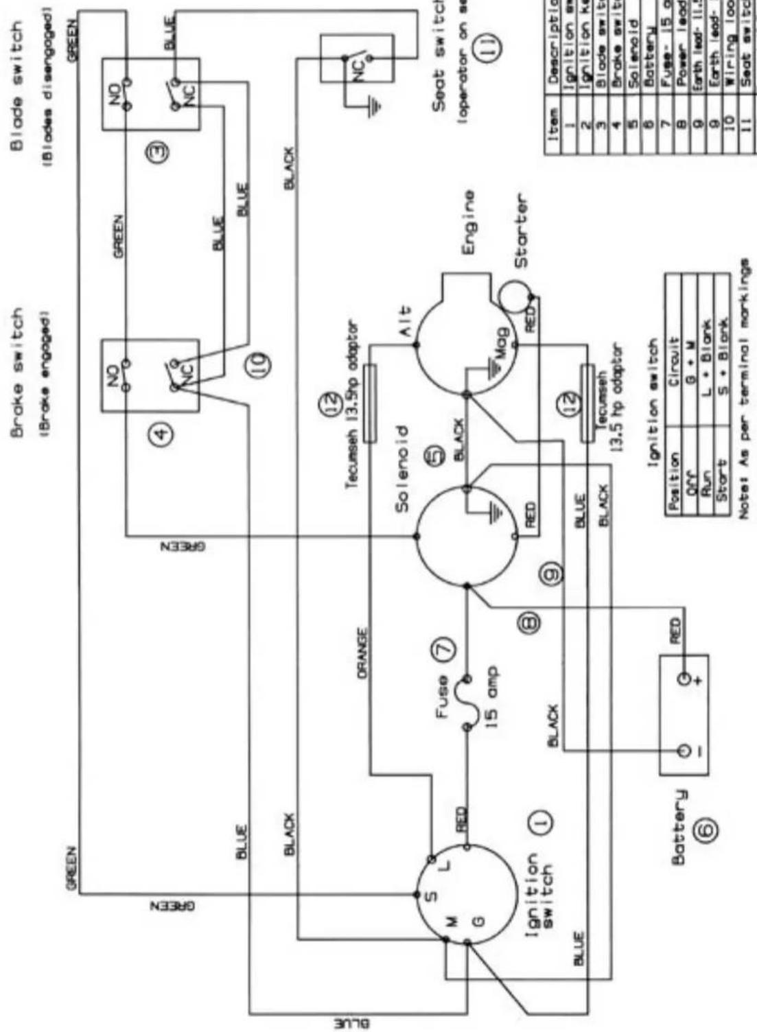 Rover Rancher 27155 - Electrical schematic - 1