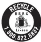 TROY-BILT TB610 Core - About Call2Recycle Battery Seals - 1