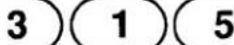 SANYO EM-V860 - Example: To set 3:15 : - 4