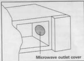 Microwave outlet cover
