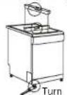 SANYO DW-M600F - Assembly instructions - Free-standing model - 2
