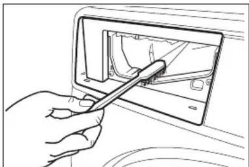 ELECTROLUX EWF10932S - Cleaning The Drawer Recess - 1