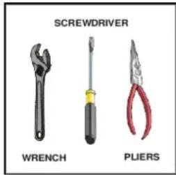 SCREWDRIVER WRENCH PLIERS