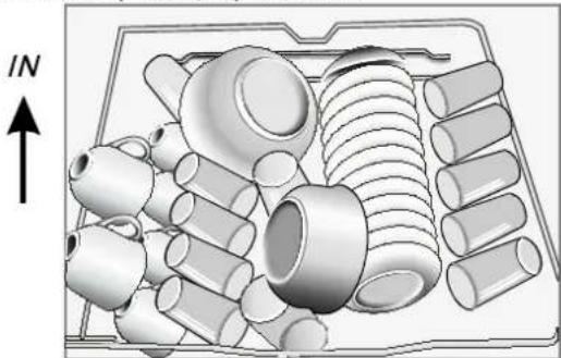 NEVIR NVR-4603 6P 12C - Loading the Upper Basket - 1