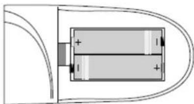 Diagram of a battery cell with two cells and an external resistor, showing charge distribution (no text or labels)