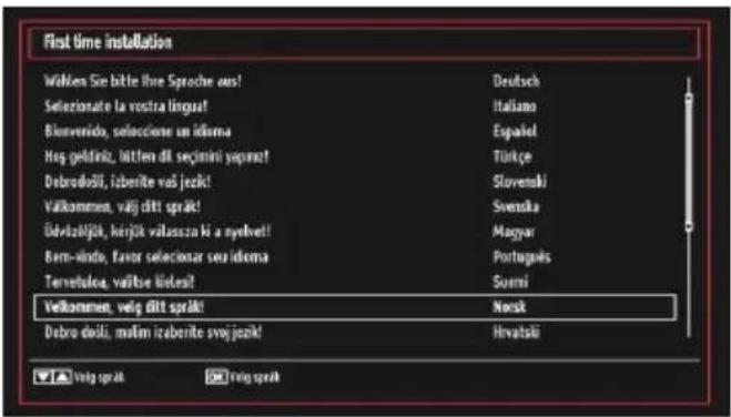 First time installation Väkken Sie bitte ihre Sproche aus! Deutsch Selizionate la vostra lingue! Italiano Blenvenido, selezione un idema Españel Hog geldiniz, letten dii sejärnini yapras! Türkçe Drebodiši, izberite vaš jezik! Slovenski Välkommen, valj ditt språk! Svenska Ödvistljük, kierjük valassza…