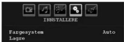 Finlux 42FLHX845U - Installeringsmeny i AV-modus - 1