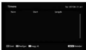 Timere Navn Start Tempie Start Refriger Legg RT enter Deterger Ter 07/06 21:41