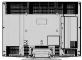 Interior layout diagram of a room with furniture and storage units (no text or symbols)