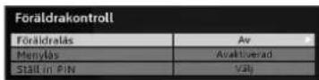 Finlux 32FLX880HU - Föräldralås - 2
