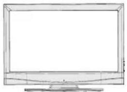 Finlux 32FLX880HU - LCD-TV og knappene på apparatet - 1