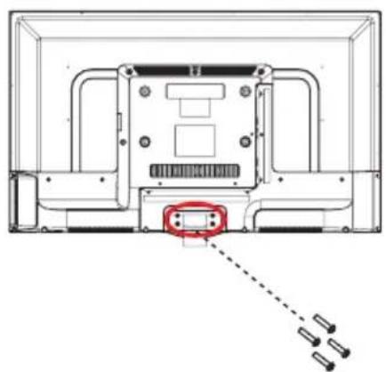 Trevi LTV 3202 HD - Attaching the stand - 2