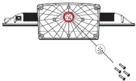Trevi LTV 3202 HD - Attaching the stand - 3