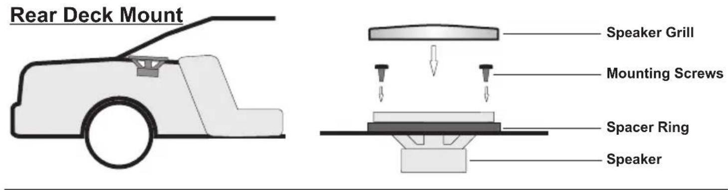 Crunch GRP62CX - Custom Speaker Location and Installation - 4